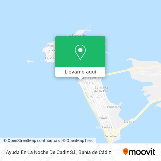 Mapa Ayuda En La Noche De Cadiz S.l.