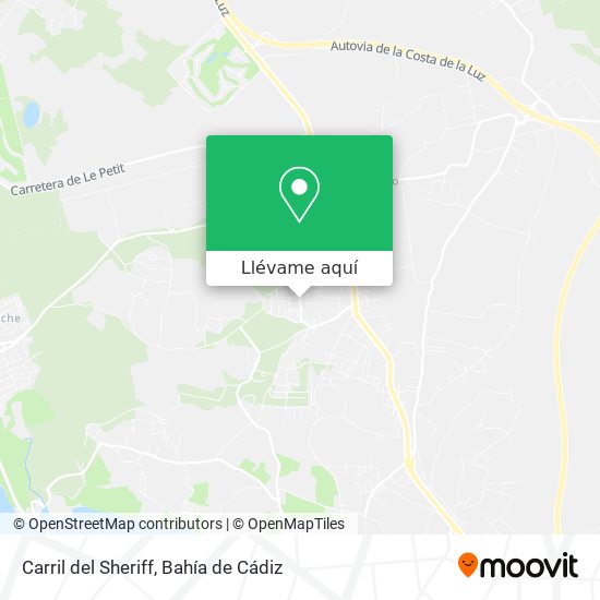 Mapa Carril del Sheriff