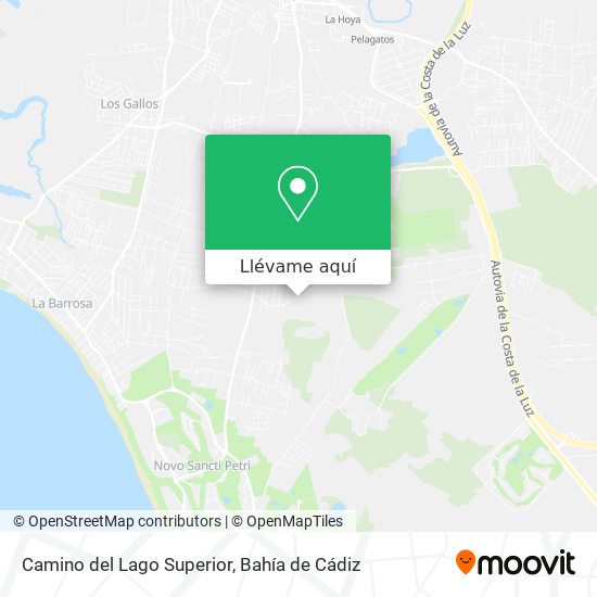 Mapa Camino del Lago Superior