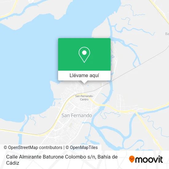 Mapa Calle Almirante Baturone Colombo s / n
