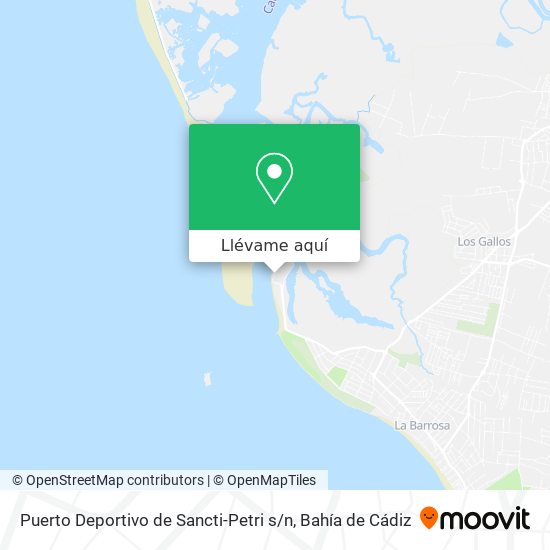 Mapa Puerto Deportivo de Sancti-Petri s / n