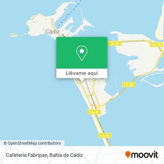 Mapa Cafeteria Fabripan