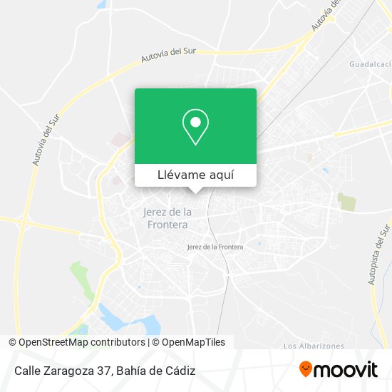 Mapa Calle Zaragoza 37