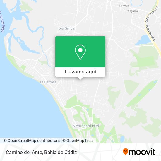 Mapa Camino del Ante