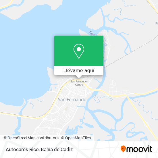 Mapa Autocares Rico