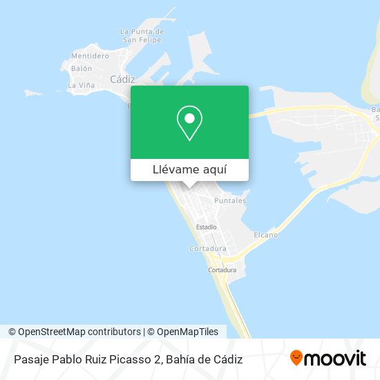 Mapa Pasaje Pablo Ruiz Picasso 2