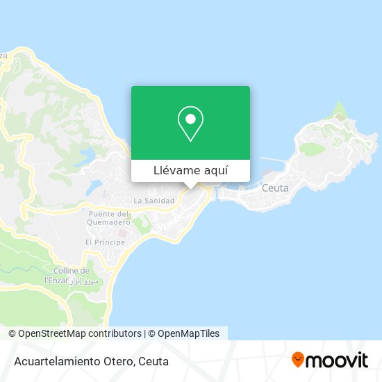 Mapa Acuartelamiento Otero