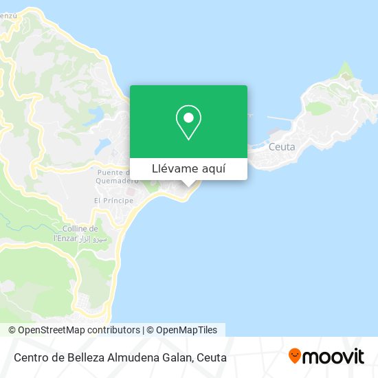 Mapa Centro de Belleza Almudena Galan