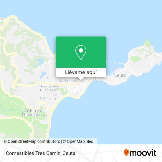 Mapa Comestibles Tres Camin