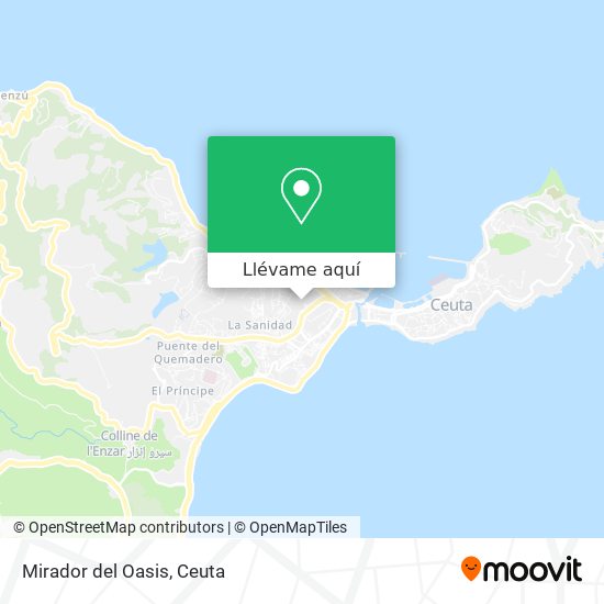 Mapa Mirador del Oasis