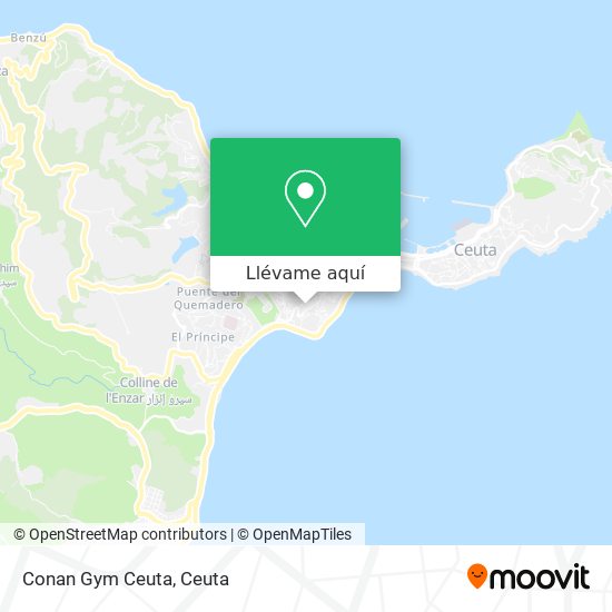 Mapa Conan Gym Ceuta