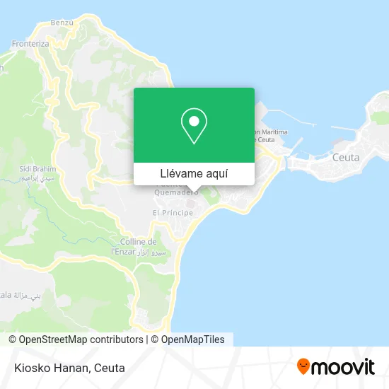 Mapa Kiosko Hanan