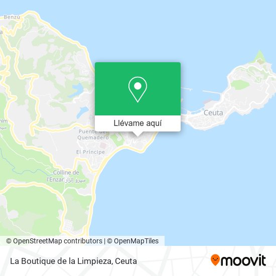 Mapa La Boutique de la Limpieza