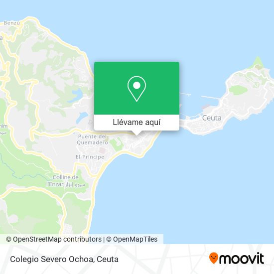 Mapa Colegio Severo Ochoa