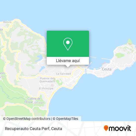 Mapa Recuperauto Ceuta Perf