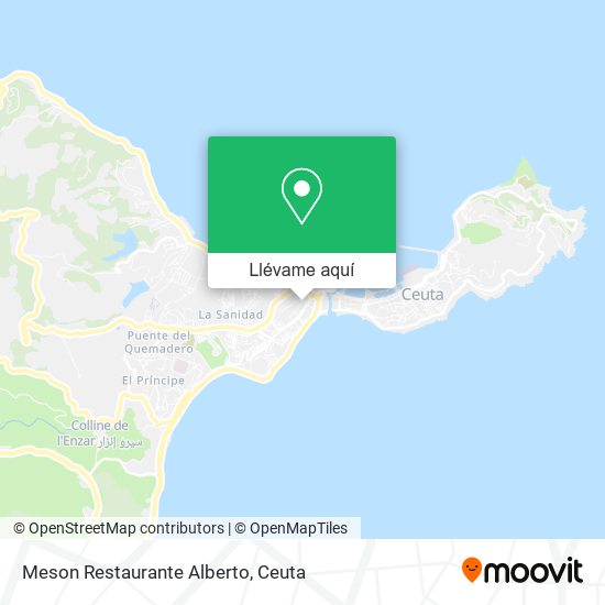 Mapa Meson Restaurante Alberto