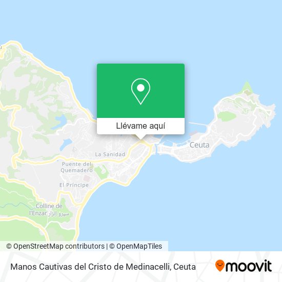 Mapa Manos Cautivas del Cristo de Medinacelli