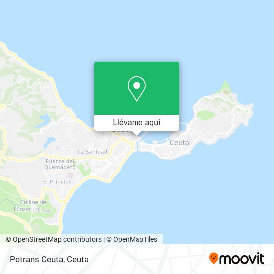 Mapa Petrans Ceuta