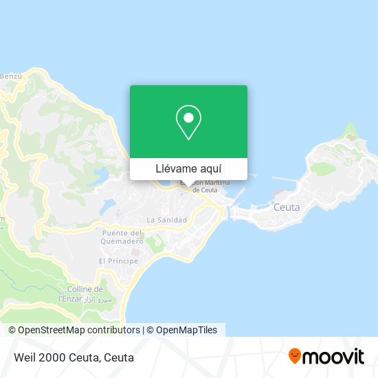 Mapa Weil 2000 Ceuta