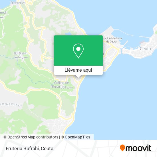 Mapa Frutería Bufrahi