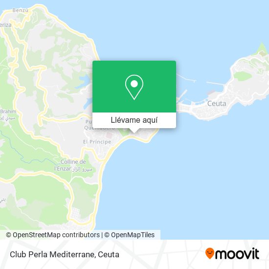 Mapa Club Perla Mediterrane
