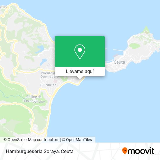Mapa Hamburguesería Soraya