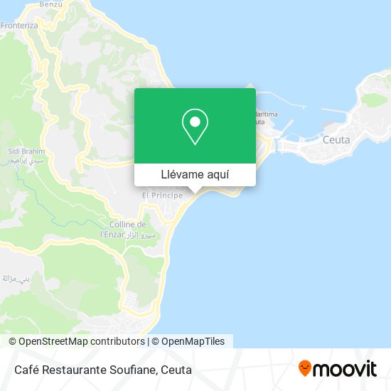 Mapa Café Restaurante Soufiane