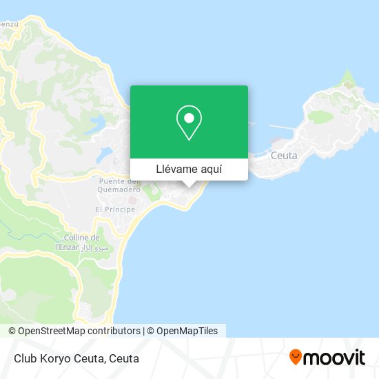 Mapa Club Koryo Ceuta