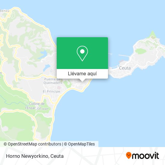 Mapa Horno Newyorkino