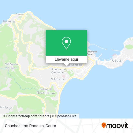 Mapa Chuches Los Rosales