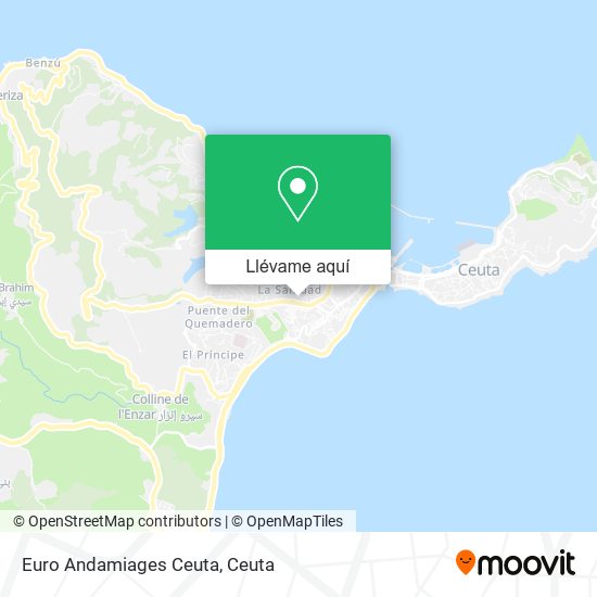 Mapa Euro Andamiages Ceuta