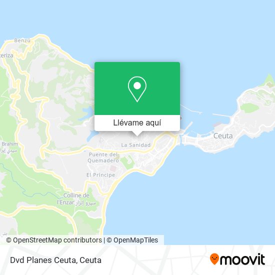 Mapa Dvd Planes Ceuta
