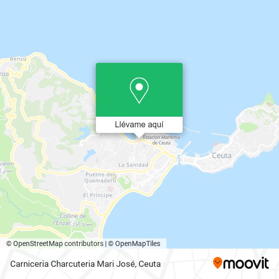 Mapa Carniceria Charcuteria Mari José