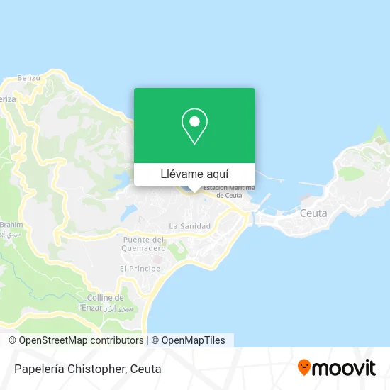 Mapa Papelería Chistopher