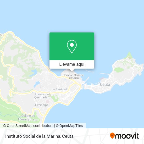 Mapa Instituto Social de la Marina