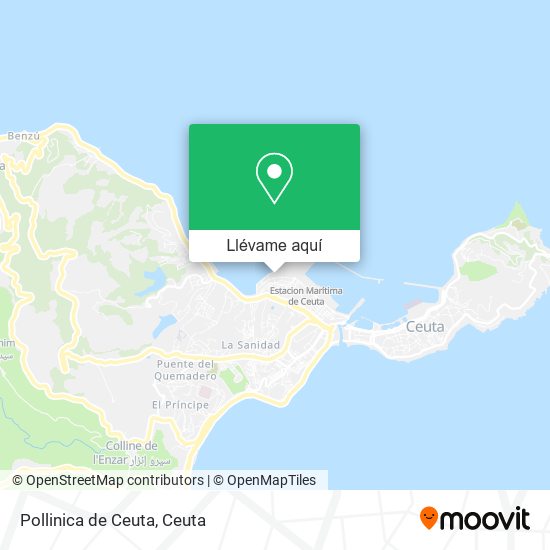 Mapa Pollinica de Ceuta