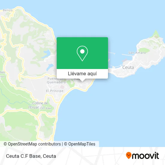 Mapa Ceuta C.F Base