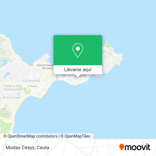 Mapa Modas Cesys