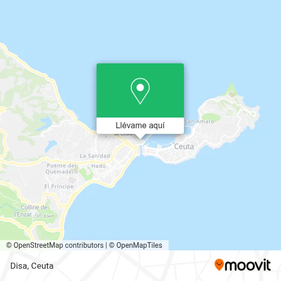 Mapa Disa