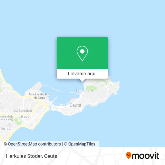 Mapa Herkules Stoder