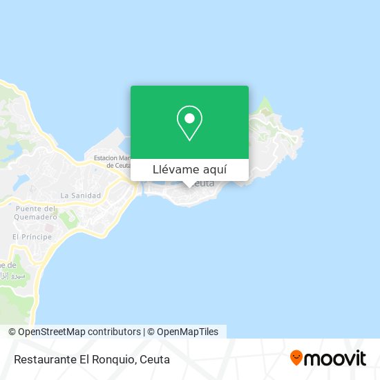 Mapa Restaurante El Ronquio