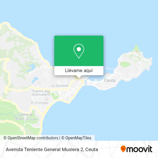 Mapa Avenida Teniente General Muslera 2