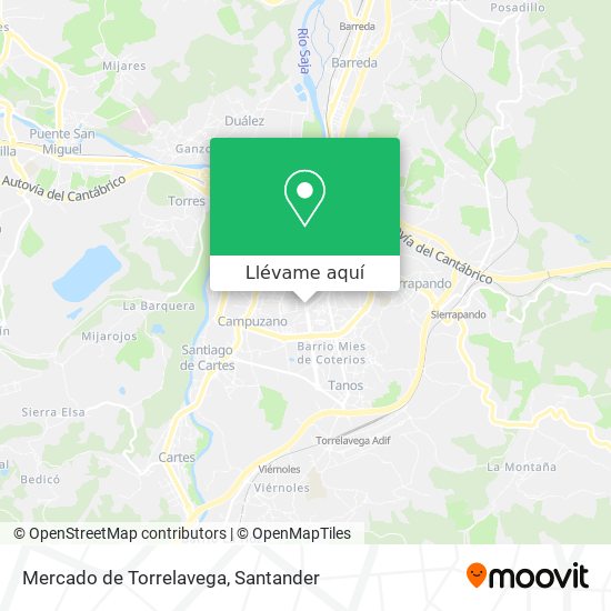 Mapa Mercado de Torrelavega