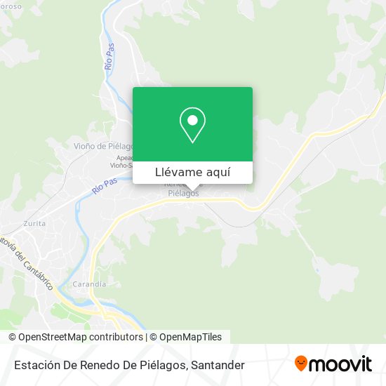 Mapa Estación De Renedo De Piélagos