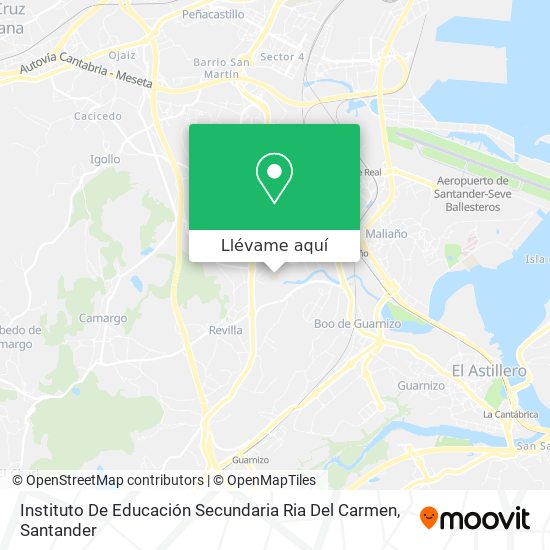 Mapa Instituto De Educación Secundaria Ria Del Carmen