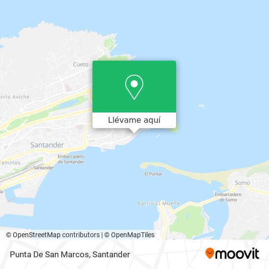 Mapa Punta De San Marcos