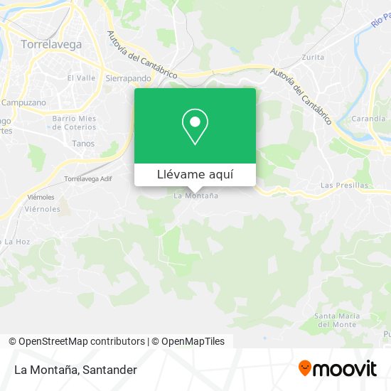 Mapa La Montaña