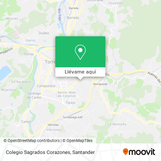 Mapa Colegio Sagrados Corazones