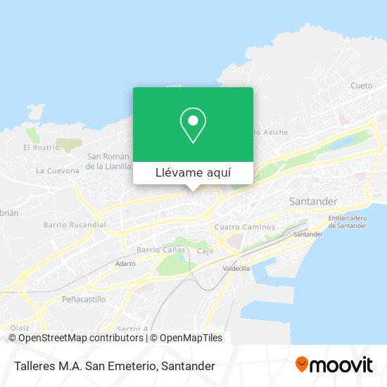 Mapa Talleres M.A. San Emeterio