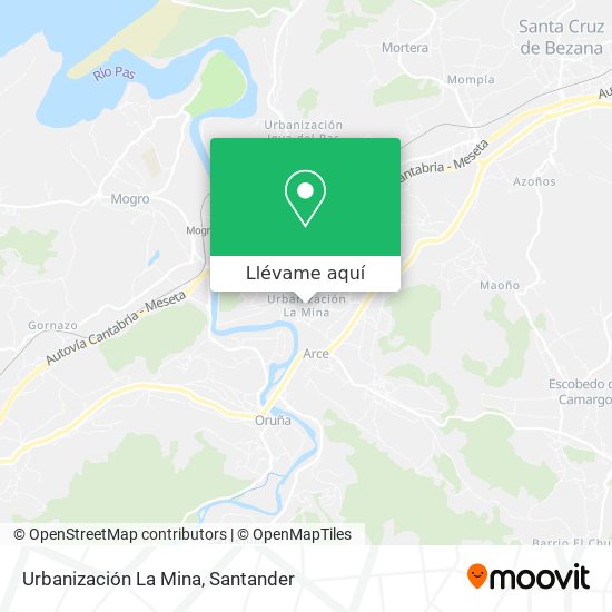 Mapa Urbanización La Mina